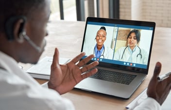 Physicians working remotely
